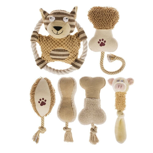 fast-shipping-6-pack-adorable-dog-plush-toys-set